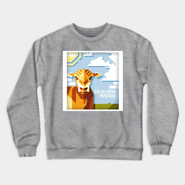 Eid-Al-Adha Illustration Crewneck Sweatshirt by RJWLTG